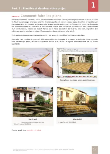 Extrait de la rubrique comment faire les plans ?