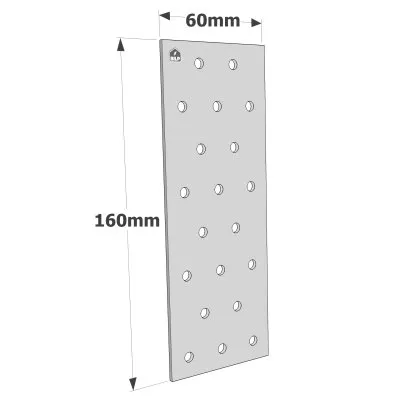 Plaques Perforées - Réf. NP20/60/160