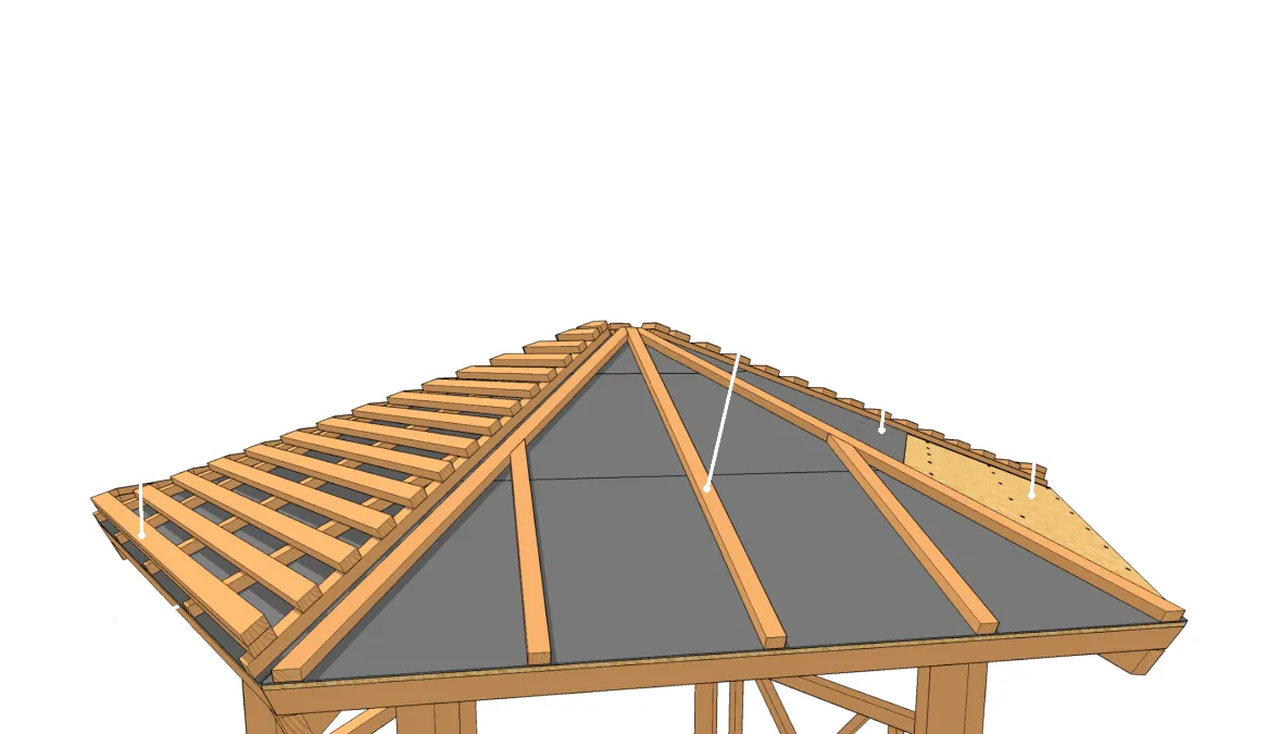 Les contre-liteaux et liteaux