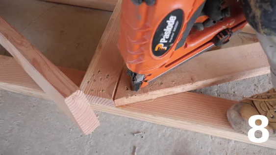 Renforcement de la fixation des diagonales