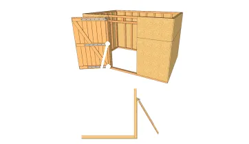 Installez les charnières