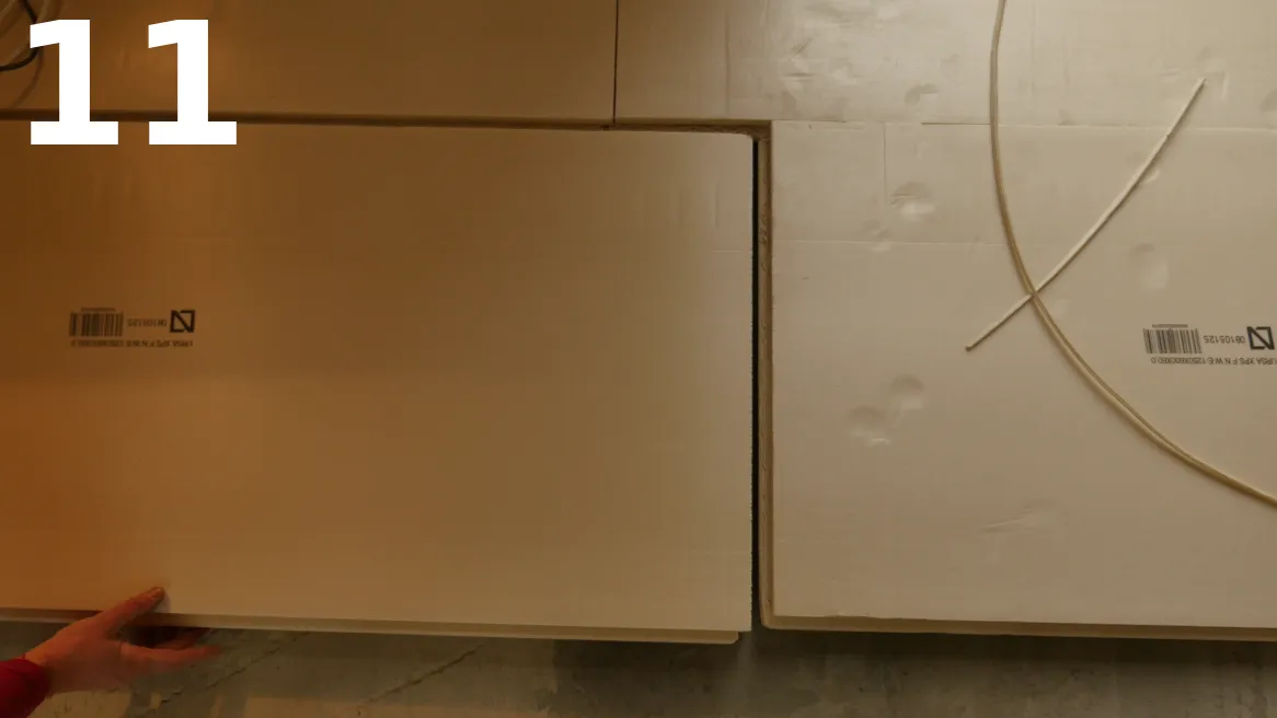 Les décalages des aboutages des panneaux