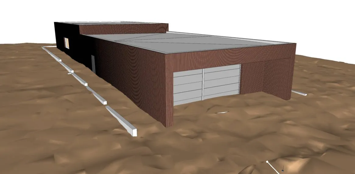 La Maison BILP sur le terrain naturel