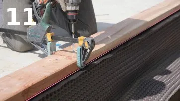 Alignement de deux lisses consécutives