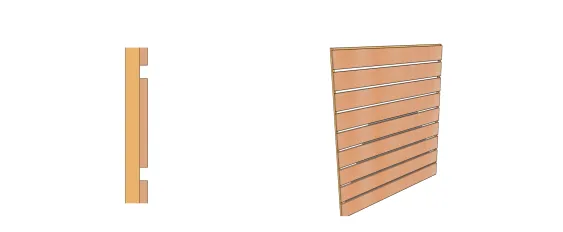 Bardage à claire-voie 