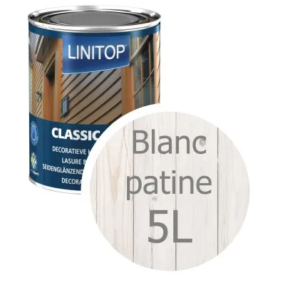 LINITOP CLASSIC ACRYL : Lasure bois décorative (pour les portes, huisseries, fenêtres, poutres, lambris...en bois) - Réf. L1213