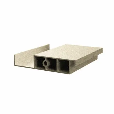 Échantillon lame aluminium (BEIGE SABLE YAZD) - Réf. SND-ECH-yazd