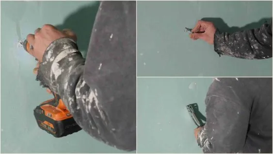 Mise en place des fixations murales du cumulus