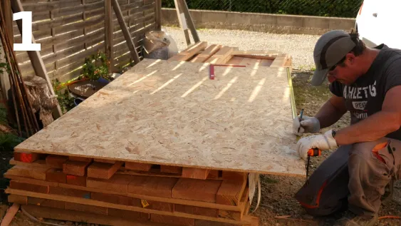 Repérage des traits de coupe