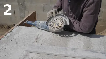 Matériel de surfaçage utilisé