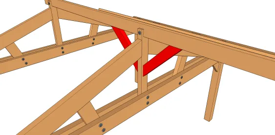 Le contreventement dans le sens longitudinal de l’ouvrage 
