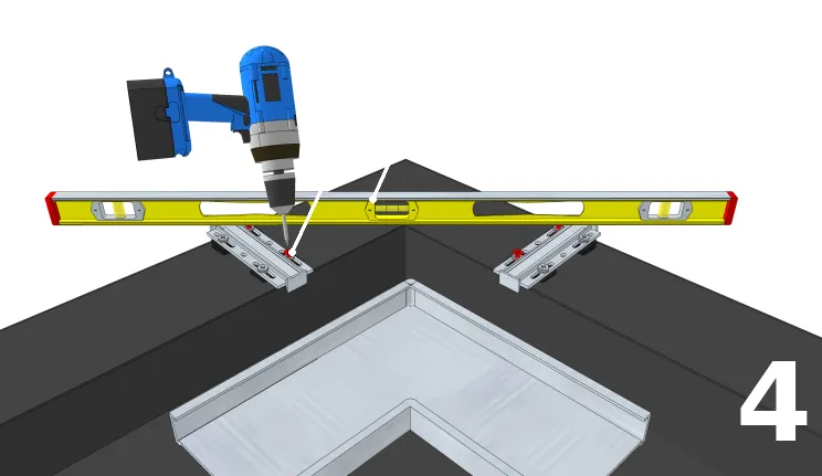 Fixer définitivement les pièces de jonction
