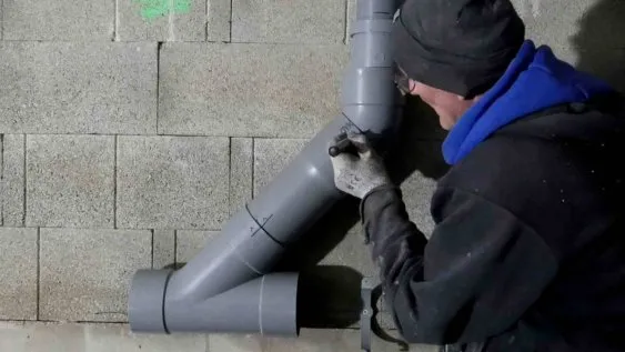 Pose à sec des conduites