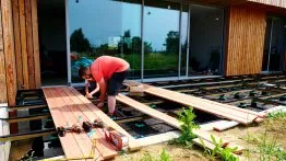 Orientation du platelage