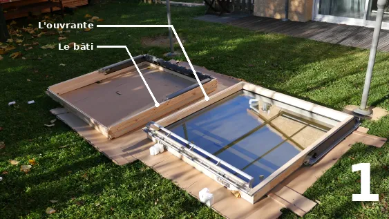 Dépose de l’ouvrant