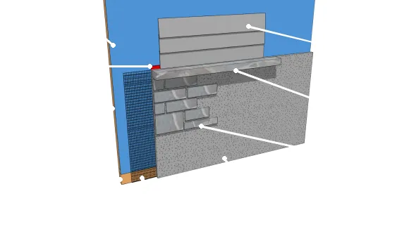 Combiner Fibrociment et faux pierre