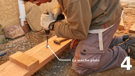 Réalisation des trous borgnes