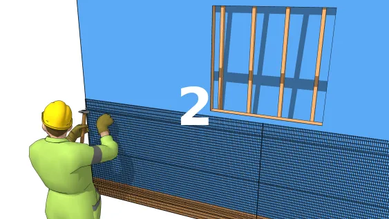 Préparer le mur