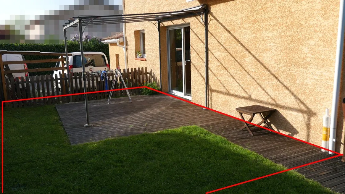 Emplacement de la future extension