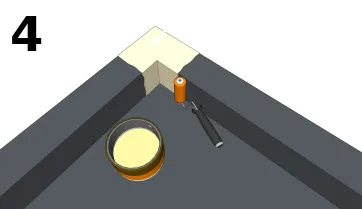 Préparer le support avec le nettoyant et le primaire