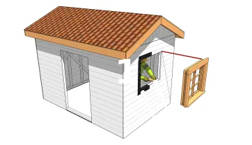 Installation fenêtre préfabriquée
