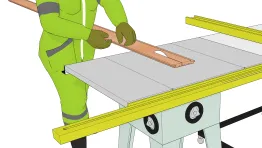 Couper dans le sens de la longueur