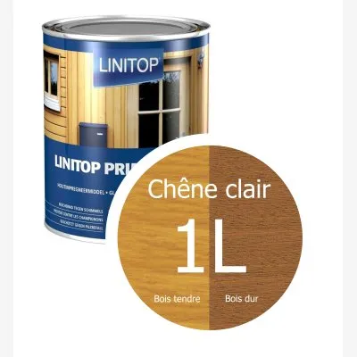 LINITOP PRIM & FINISH : Lasure d'imprégnation transparente. - Réf. L342