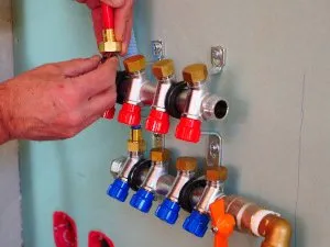 Installation de l'arrivé d'eau