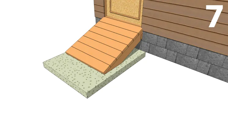 Installer les marches