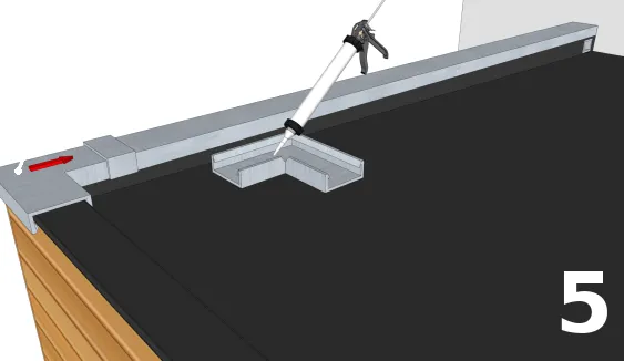 La pose de la couvertine d’angle