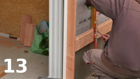 Report des entraxes des tasseaux intermédiaires sur les planches