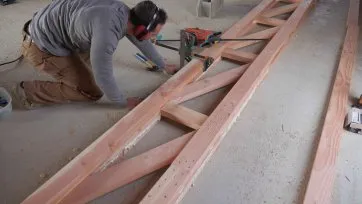 Vérification de la planéité de la base d’un treillis