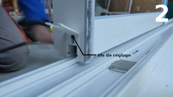 Réglage du coulissement