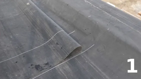 Traçage de l’alignement de la bande adhésive