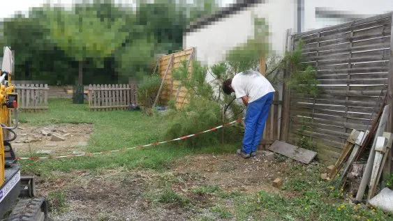 Balisage du chantier