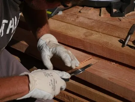 Façonnage des lisses basses