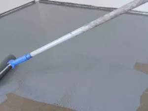 Finition avec de la résine époxy