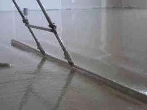 Réalisation de la chape fluide