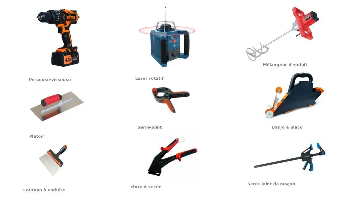 Outillages et appareils portatifs