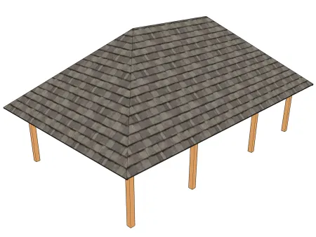 La toiture à arêtes