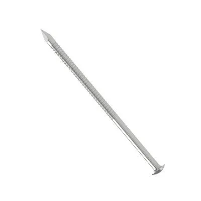 Pointe crantée Inox A4 2,5x50 blister de 150 pointes - Réf. PCRIX2.5/50/150