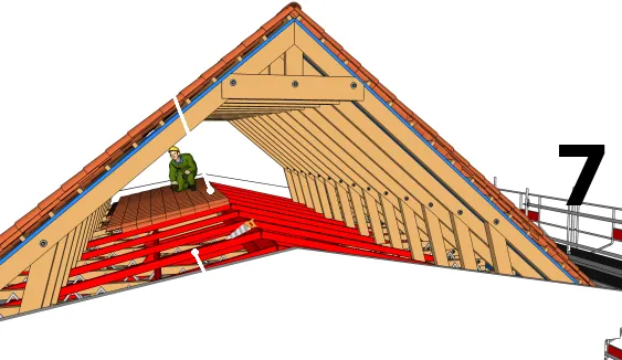 Enlever l’ancienne charpente