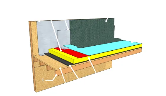 Elément porteur en bois