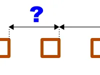 Déterminer les entraxes des supports de lames
