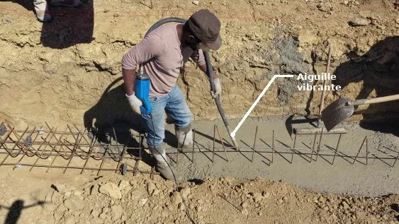 Aiguillage du béton