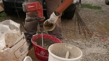 Malaxage du mélange