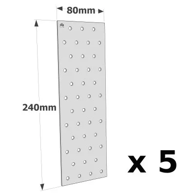 Plaques Perforées - Réf. NP20/80/240_5