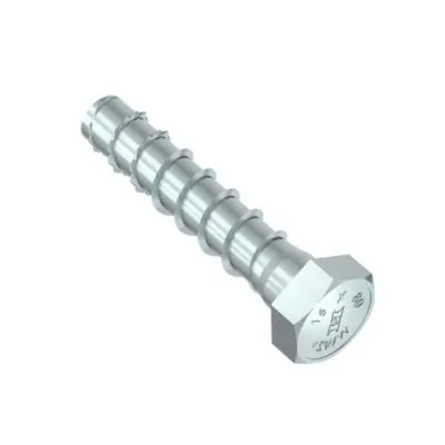 Vis HECO MULTI-MONTI-PLUS SS - tête hexagonale avec embase - zingué blanc - D16 x L80 - Réf. 54274