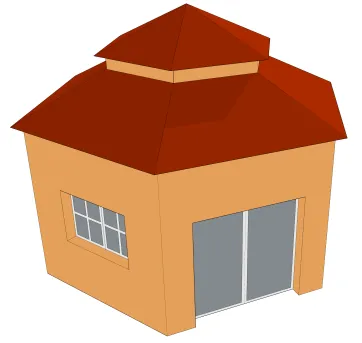 La toiture en gradin