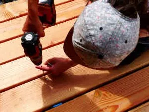 Mise en place du platelage